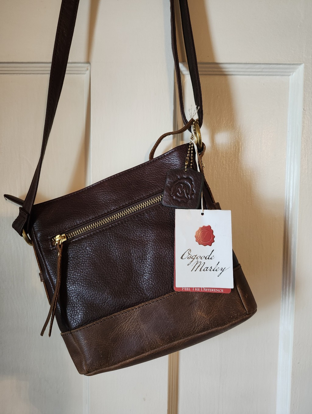 Brown Osgood Marley Leather Crossbody Bag — image 2 of 6